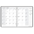 House of Doolittle 14 Month Academic Planner, July 2011 to August 2012, 8 1/2x11 Inch with 3 Hole Punch for Binders, Recycled (HOD26302)