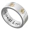 Stainless Steel Unconditional Love Band