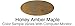 J.E. Moser's 844722, Finishes, Wood Stains & Dyes, Water Soluble Honey Amber Maple Aniline Dye, 1 Oz
