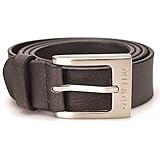 Mens Full Grain Leather Belt 1.5" in Black or Mid Brown / All Sizes