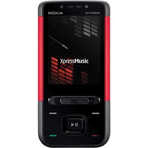 Nokia 5610 Unlocked Cell Phone with 3.15 MP Camera, 3G, MP3/Video Player, MicroSD Slot--International Version with No Warranty (Red)