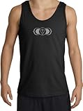 AJNA Yoga Chakra Symbol Adult Shirt Tank Top - Black