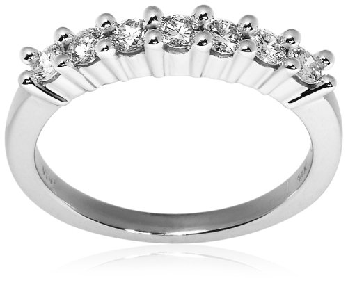 14k White or Yellow Gold 7-Stone Diamond Ring (1/2 cttw, H Color, SI2 Clarity)