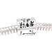 Sterling Silver Mini Tube Message Bead 'Family' - Fits Pandora (1)