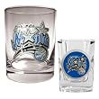 Orlando Magic Rocks Glass & Square Shot Glass Set - Primary Logo NBA Basketball