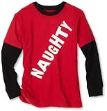 Wes and Willy Boys 8-20 Naughty Nice 2 in 1 Tee
