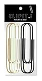 International Arrivals Clip It Max Oversized Classic Colors Paper Clips, 8-Count (134-21)
