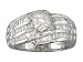 EGL Certified 1.33 cts Diamond Engagement Ring 14Kt White Gold