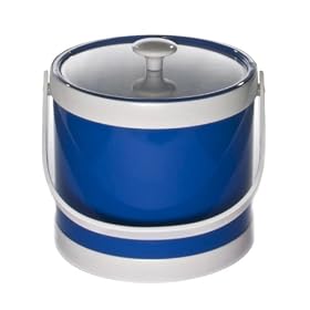 Mr. Ice Bucket 405-1 Springtime 3-Quart Ice Bucket, Specter Blue
