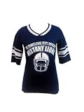 Penn State University Women's Jersey Tee With Sleeve Stripes