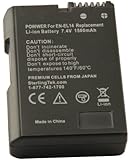 STK's Nikon EN-EL14a EN-EL14 Battery 1500mAh for Nikon D3300, D3200, D3100, D5100, D5200, Df DSLR, D5300, Coolpix P7700, P7800, P7100, P7000, and MH-24 Charger (Fully Decoded).