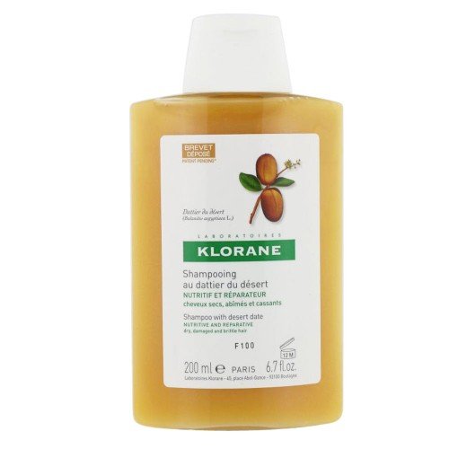 Klorane Nourishing and Repairing Shampoo with Desert Datte-Palm 200ml