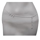 Back Belly Chains Sterling Silver Length 34 inches