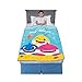 Franco Kids Bedding Super Soft Plush Throw, 46â€ x 60â€, Baby Shark