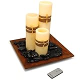 FlameFree Realistic Looking Remote Controllable Battery Candle Kit (3)