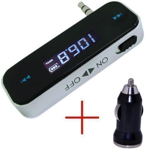 StarCat 3.5mm In-car FM Transmitter Radio Adapter for iPhone, Samsung, other mobile phones - Black