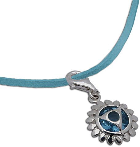 Throat Chakra Necklace Turquoise Adjustable 16-17 Inches Sterling Silver & Microfiber Faux-suede