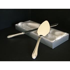 Silver Plated Knife & Cake slice