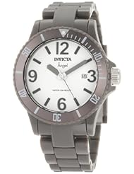Invicta Womens 1213 Angel White Dial Grey Plastic Watch