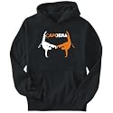 Hoodie Mens Black " CAPOEIRA COLOR UP " Sports