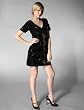 Nanette Lepore Masquerade Sequin Mini Dress in Black