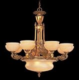 Metropolitan Chandelier MP-N6328-FG Alava Chandelier Antique French Gold