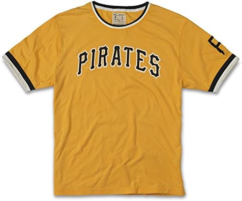 Pittsburgh Pirates- Arch Logo Adult Jersey T-Shirt - Large
