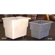 Dixie Poly Polytheylene Box Cart, 500 lbs Load Capacity