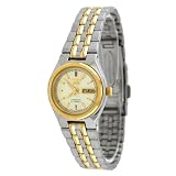 Seiko 5 #SYM798 Ladies Two Tone Self Winding Automatic Watch by Seiko