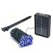 Mr. Light Solar 77 ft. Long, 200 LED Blue Multi-Function Stringlight with Green Wire