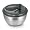 image Polder 3190-75 Salad Spinner with Silicone Base, Stainless Steel