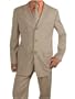 Men's Tan ~ Beige ~ khaki ~ Sand Dress Formal Suit. AVAILABLE IN 3-BUTTON AND 4-BUTTON. PLEASE CLICK TO ENLARGE AND CHOOSE NUMBER OF THE BUTTONS