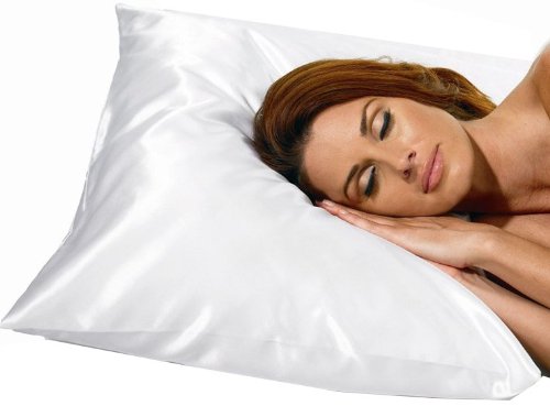 Betty Dain Satin Pillowcase, White, 0.21 Pounds
