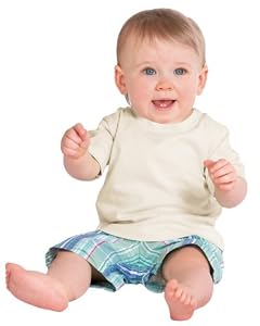 Precious Cargo 100% Organic Cotton Infant T-Shirt - 06 Months - Natural