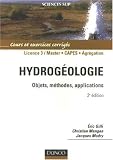 Hydrog�ologie : Objets, m�thodes, applications
