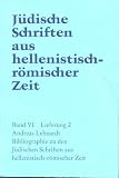 J&uuml;dische Schriften aus  hellenistisch-r&ouml;mischer Zeit (JSHRZ): Bibliographie zu den J&uuml;dischen Schriften aus hellenistisch-r&ouml;mischer Zeit: 2 - Andreas Lehnardt