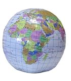 Inflatable World Globe