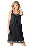 Sleeveless print sleepshirt