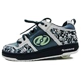 Heelys Ninja Glow in the Dark Rollershoe (Grey Charcoal Black Camo) by BeWild, Heelys