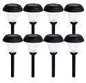 Westinghouse 472218-08 8 Piece Concord Solar Light Set, Black