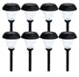 Westinghouse 472218-08  8 Piece Concord Solar Light Set, Black