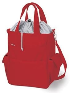 Activo Multi Pocket Fully Insulated Tote With Water-Resistant Inner Lining, Red