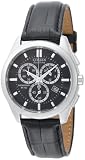 Citizen Men's AT0940-50E Eco-Drive Titanium Chronograph Black Dial Watch