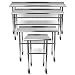 GRIDMANN NSF Stainless Steel Commercial Kitchen Prep & Work Table w/Backsplash Plus 4 Casters (Wheels) - 72 in. x 24 in.