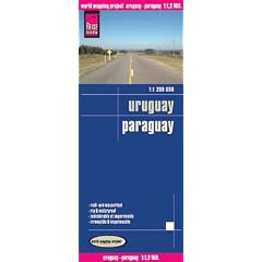 Uruguay, Paraguay 1 : 1 200 000: rei�- und wasserfest
