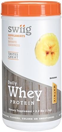 swiig Daily Whey Matrix Banana - 2.2lb by Performance Food Centers by Performance Food Centers