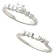 14K White Gold Diamond Wedding Set - 0.33 Ct.
