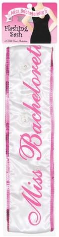 Brand New Miss bachelorette flashing sash