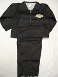 Los Angeles Lakers Youth / Kids 2 pc black Wind Suit jacket and pants