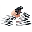 Slitzer&trade; 16pc Cutlery Set in Wood Block